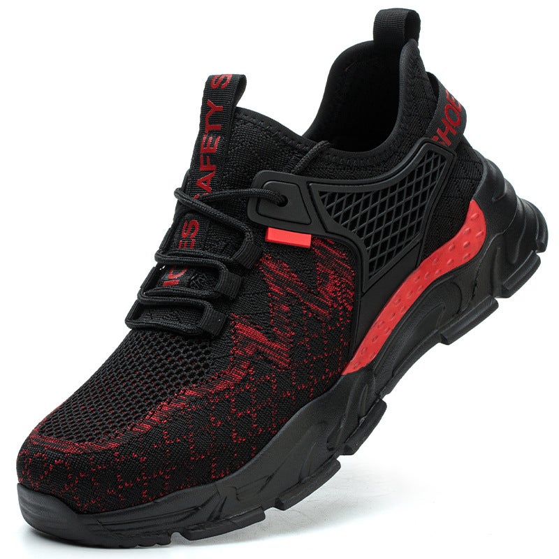 Men's High-Top Labor Protection Shoes – Breathable Steel Toe, Anti-Puncture, Wear-Resistant - Image 1